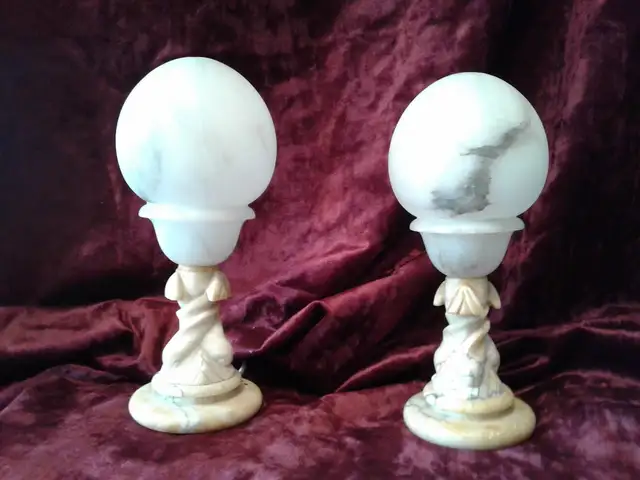 LAMPES DÉCORATIVES EN ALBÂTRE