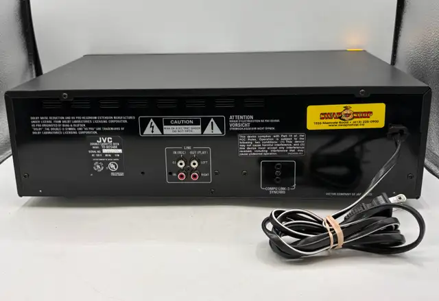 JVC td-w254bk Cassette Deck Player - Photo 2
