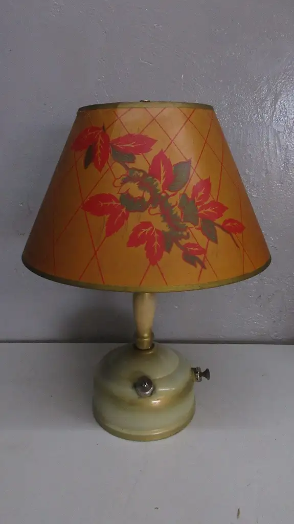 Canadian Coleman 159 Lamp With 355 & Shade - $300