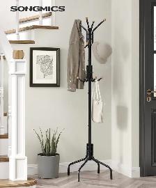 SONGMICS Freestanding Coat Rack – 12 Hook Metal Coat Tree - Photo 2