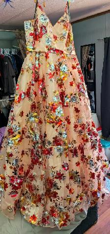 Grad dress for sale.