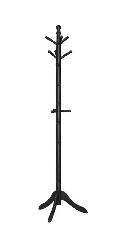 Solid Wood Coat Rack Stand – 10 Hook Freestanding Coat Tree