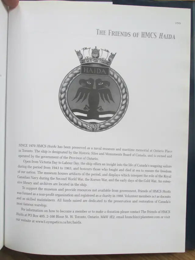 HMCS HAIDA Battle Ensign Flying by Barry M. Gough – 2001 HC - Photo 9