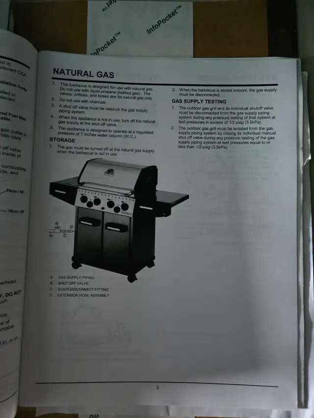 Natural Gas 4 Burner BBQ - Broil King - Photo 8