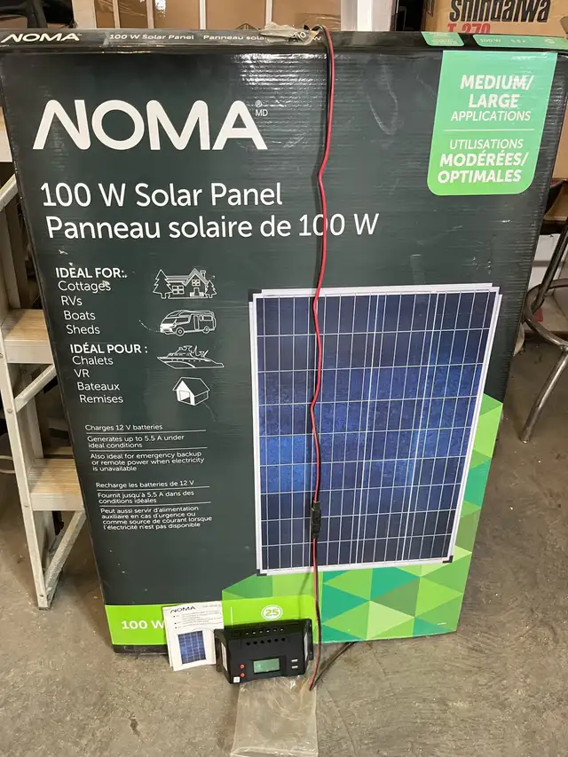 solar panel. 100w