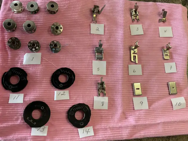 Attatchements for Elna Supermatic Sewing machine