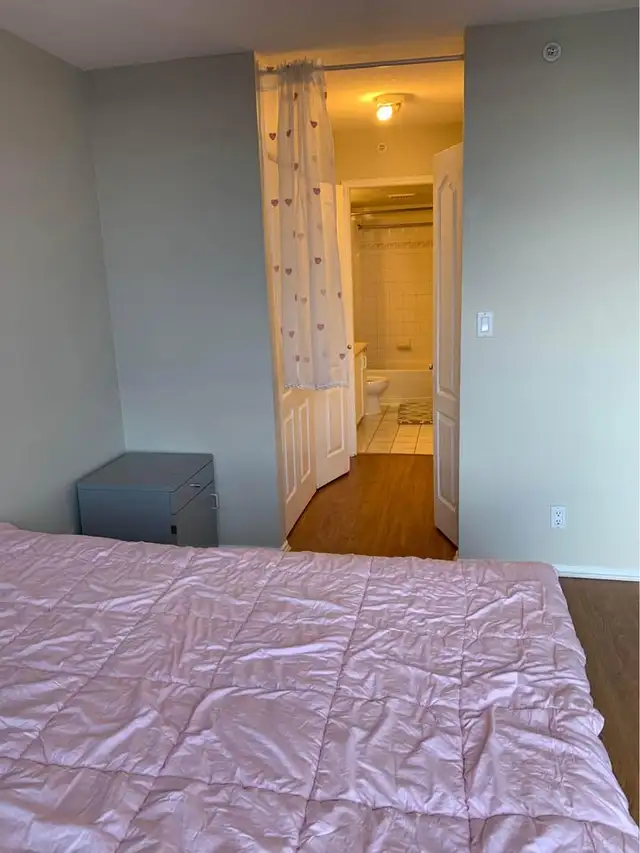 Spacious Fully Furnished Master Bedroom with Private Bathroom –