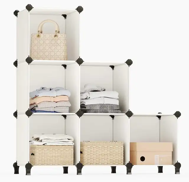 6-Cube Modular Storage Organizer