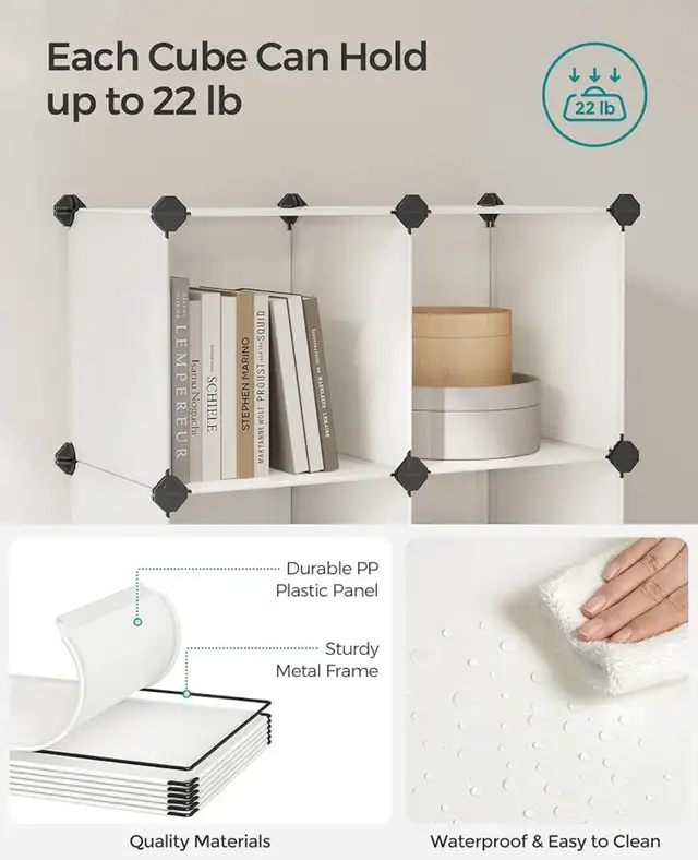 6-Cube Modular Storage Organizer - Photo 4