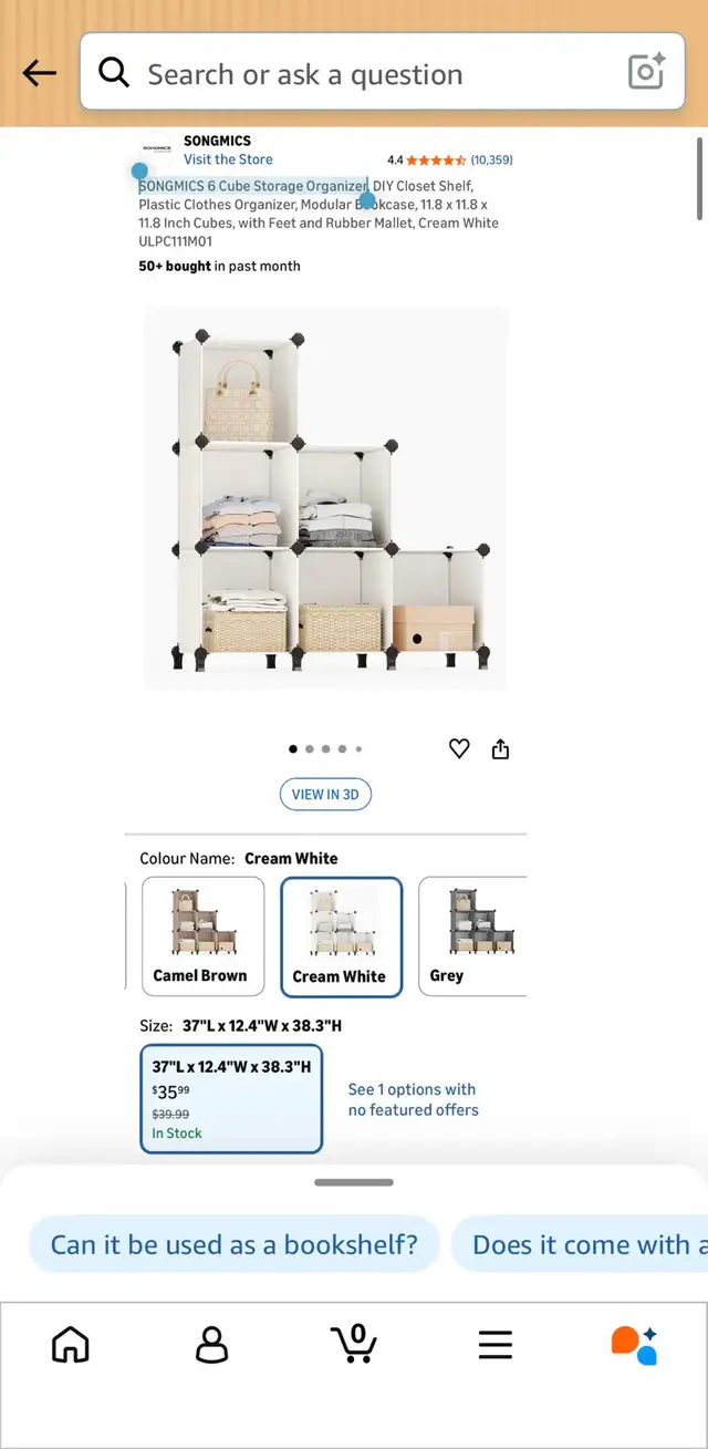 6-Cube Modular Storage Organizer - Photo 7