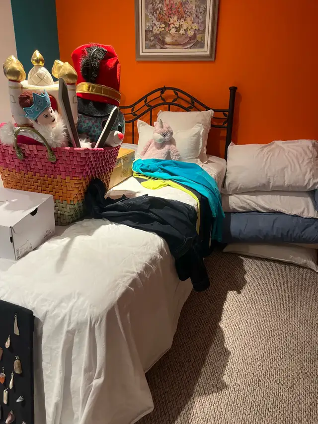 single bed with frame