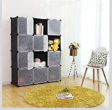12-Cube Modular Wardrobe Storage Organizer - Photo 2