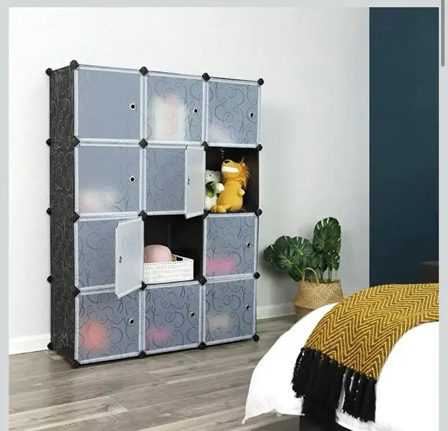 12-Cube Modular Wardrobe Storage Organizer - Photo 4