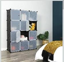12-Cube Modular Wardrobe Storage Organizer - Photo 4