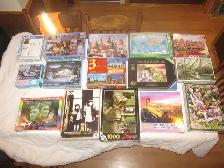 93 BRAND NEW 1000,14500 PIECE PUZZLES FACTORY SEALED $10-$6