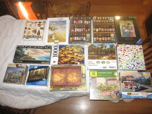 93 BRAND NEW 1000,14500 PIECE PUZZLES FACTORY SEALED $10-$6 - Photo 2