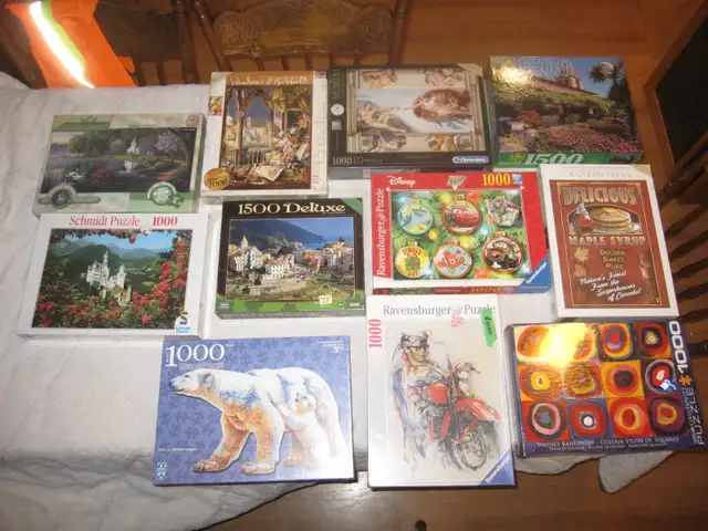 93 BRAND NEW 1000,14500 PIECE PUZZLES FACTORY SEALED $10-$6 - Photo 7