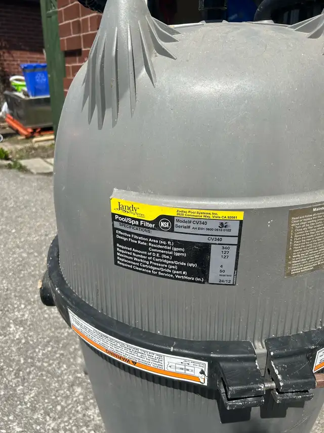 Pool equipment (various), Haywood pumps, vacuum, filter - Photo 4