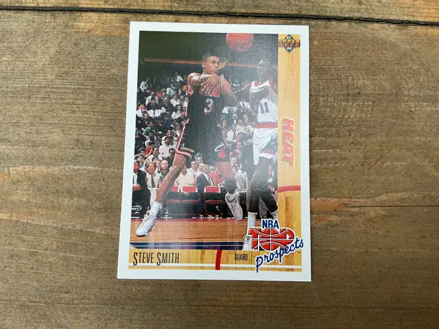 1991-92 UPPER DECK BASKETBALL STEVE SMITH Rookie Card # 447 ! - Photo 4