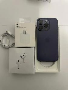 iPhone 14 Pro 256gb Airpods/Adapter/Delivery
