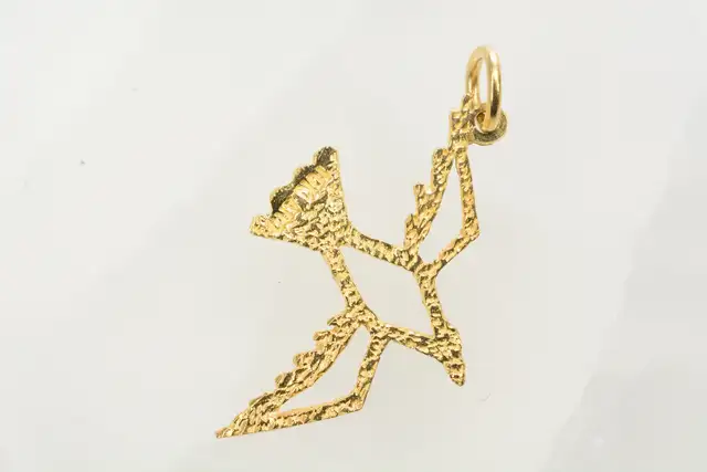 10K BIRD PENDANT - Photo 2