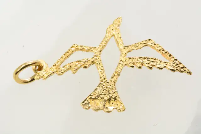 10K BIRD PENDANT - Photo 3