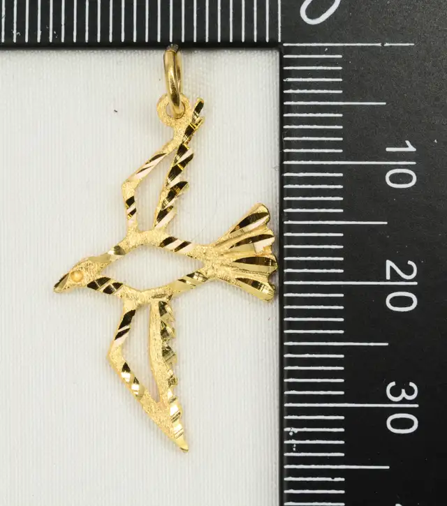 10K BIRD PENDANT - Photo 4