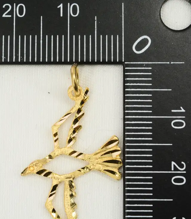 10K BIRD PENDANT - Photo 5
