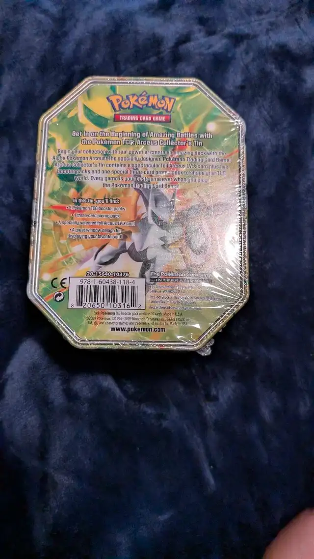 RARE!! 2009 Pokemon Tin ( green) - Photo 2