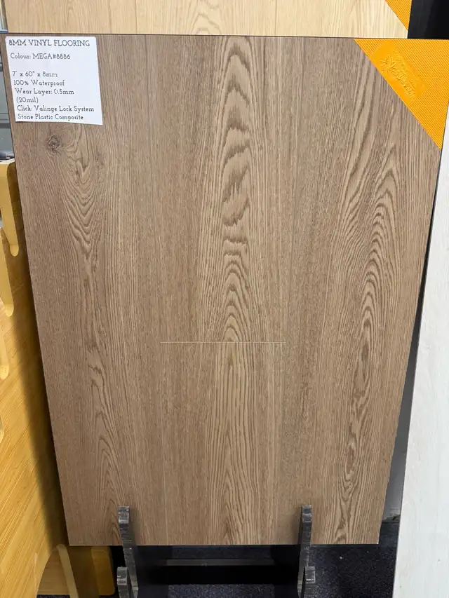 8mm vinyl flooring with pad $2.29 sqf - Photo 4