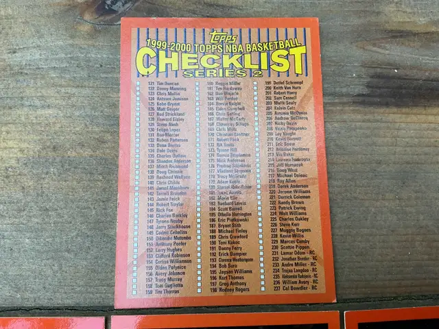 7. 1999-2000 TOPPS NBA BASKETBALL SERIES 2 Cards ! - Photo 2