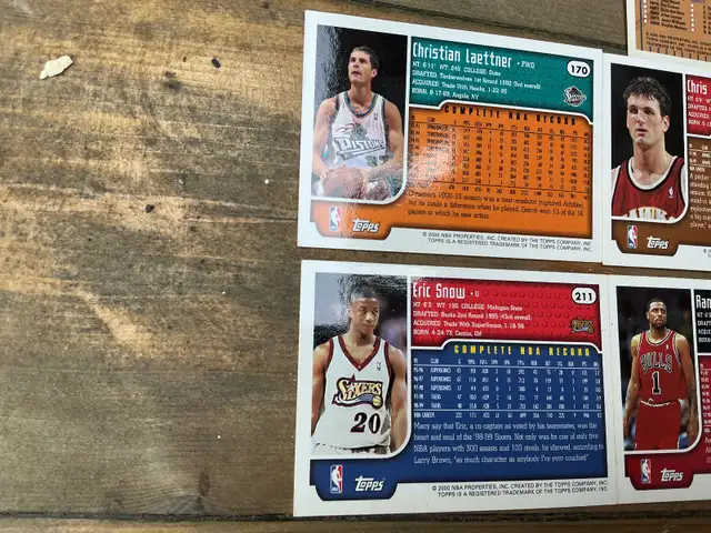 7. 1999-2000 TOPPS NBA BASKETBALL SERIES 2 Cards ! - Photo 8