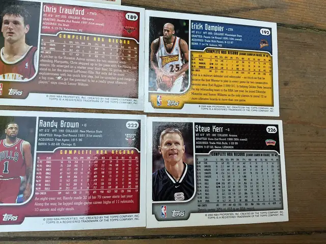 7. 1999-2000 TOPPS NBA BASKETBALL SERIES 2 Cards ! - Photo 10