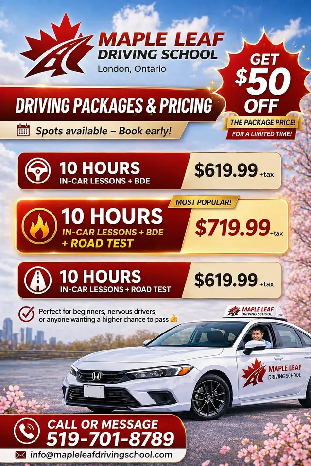 G2/G driving lessons