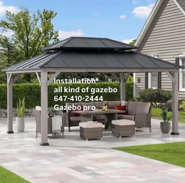 installation gazebos