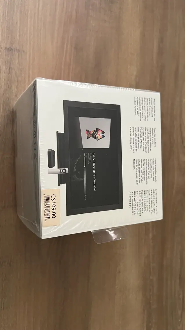 Apple TV 3rd gen - original box with remote and power cord - Photo 4