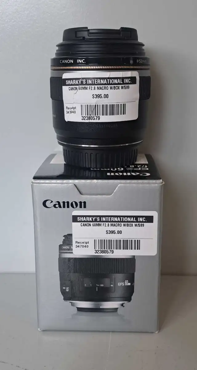 Canon 60mm F2.8 Macro Camera Lense (32380579)
