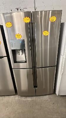 Samsung Counter Depth 36" 4 Door Refrigerator Fully Tested