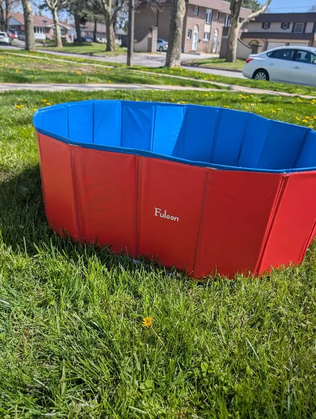 Durable Medium Size dog pool (never used)