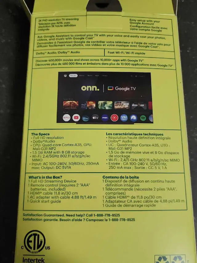 Onn. Google TV - Photo 2