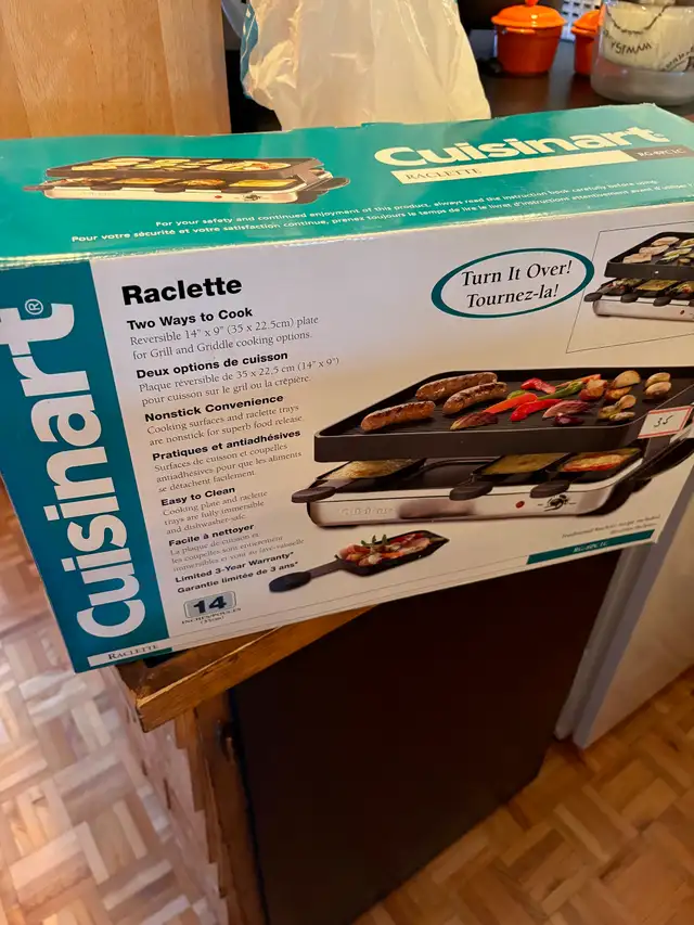 Four a raclette en bonne condition