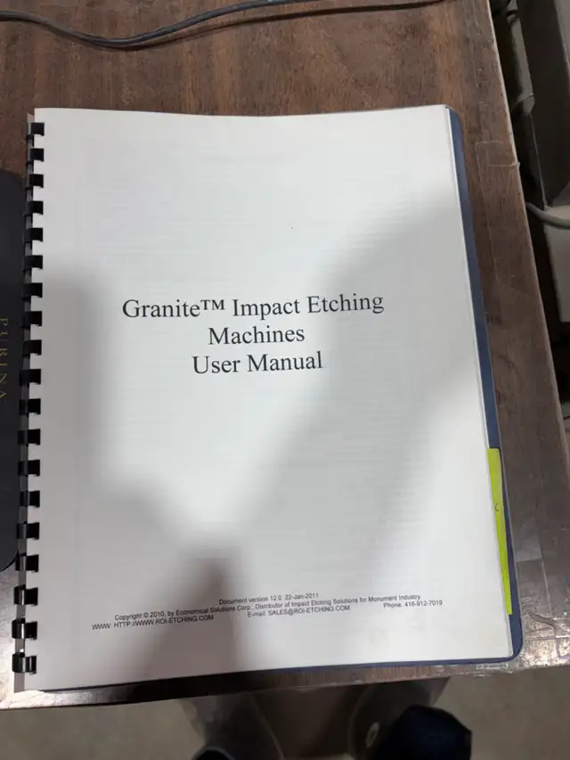 Granite Impact Etching machine - Photo 4