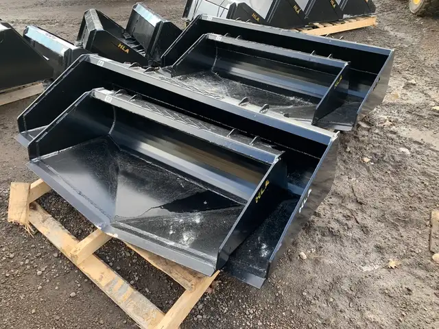 HLA CUSTOM SWALE V BUCKETS FOR SKID STEER