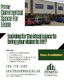 Prime Commercial Space for Lease
