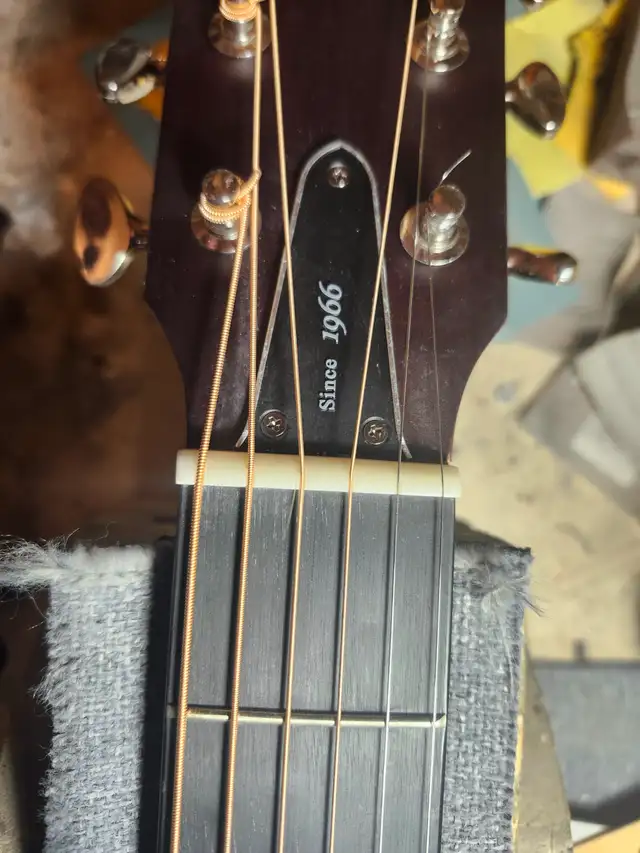Bone nut and saddle replacement The Guitar Shoppe Calgary - Photo 5
