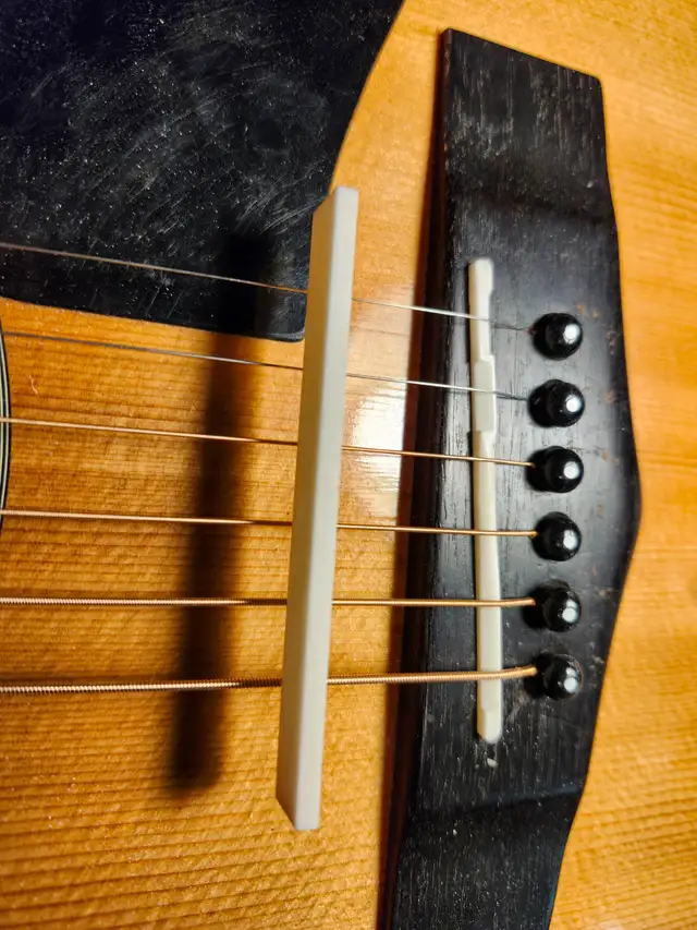 Bone nut and saddle replacement The Guitar Shoppe Calgary - Photo 8