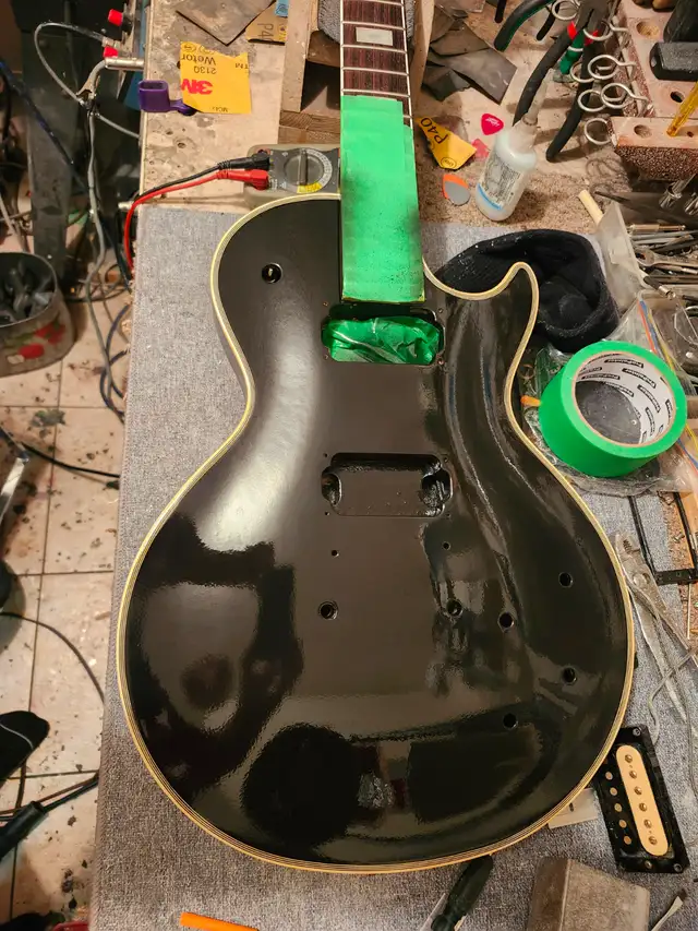 The Guitar Shoppe Calgary complete fret leveling - Photo 4