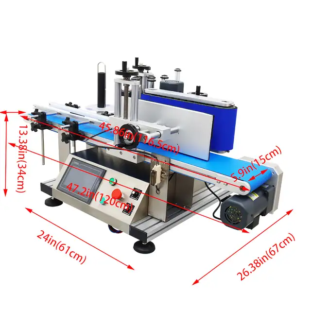 Promotion LT-150 Conveyor Round Bottle Labeling Machine 160133 - Photo 2