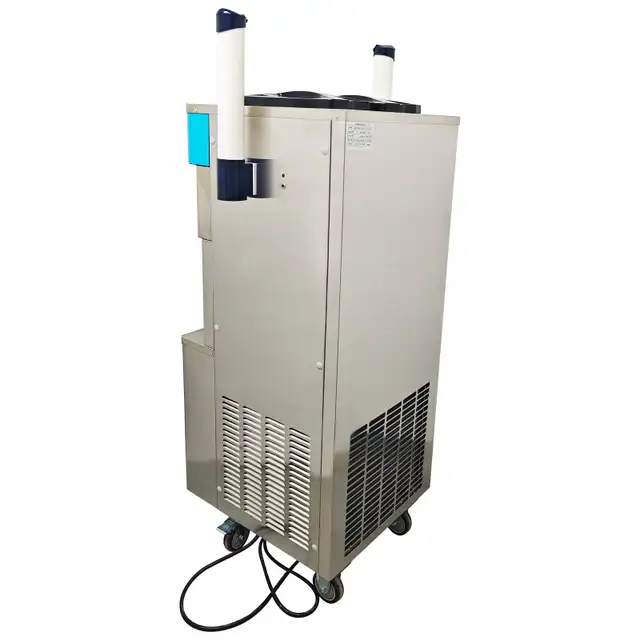 2 1Flavors Stainless Steel Soft Ice Cream Machine 3 Heads 210185 - Photo 2
