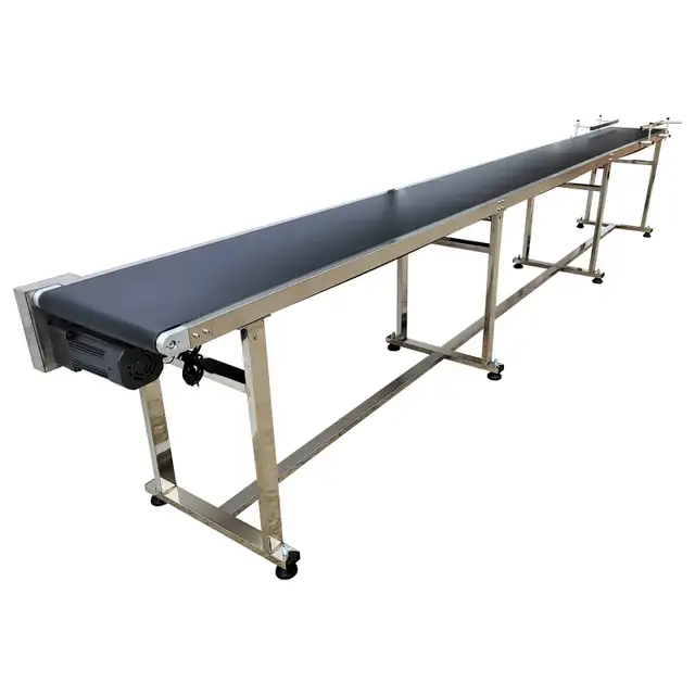 17715.7inch PVC Belt Conveyor with Double Guardrail 230578 - Photo 2